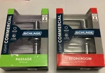 Two (2) Schlage Light Commercial Elan Door Handle Lever Passage & Storeroom. Fixed Price $35.00.