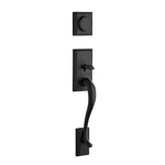 Kwikset 802HE Lip 514 Hawthorne Dummy Handleset - Iron Black Exterior Only. Fixed Price $59.99.