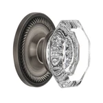 Nostalgic Warehouse Rope Rosette Waldorf Crystal Door Knob 704711. Fixed Price $173.71.