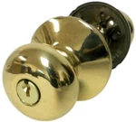 Schlage F51APLY605 Plymouth Entry Panic Proof Door Knob In Polished Brass. Fixed Price $35.99.
