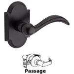 Baldwin PSARCRSR481 Ps.arc.rsr Arch Passage Leverset With Rustic Square Rose, Wh. Fixed Price $176.04.