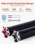 Garage Door Torsion Springs, Gloves And Mounting Wrench 582. Fixed Price $72.60.