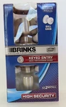 Brinks 2101-119 Tulip Ball Style Keyed Entry Door Knob, Stain Nickel New Box. Fixed Price $9.50.