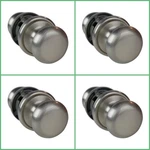 (lot Of 4) Weiser Hancock Satin Nickel Passage Door Knob Non-locking Hall Closet. Fixed Price $64.99.