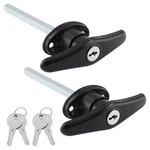 Qjaiune Truck Cap Locks 2 Pack Camper Topper And Canopy Replacement, Black T-. Fixed Price $29.02.