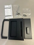 Emtek 222202US19 Black Privacy Lock For Barn Doors (small Scratches). Fixed Price $150.00.