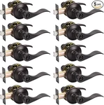 Knobwell 10 Pack Oil Rubbed Bronze Privacy Door Lever. Fixed Price $183.02.