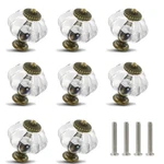 Clear Pumpkin Knobs 12 Pack Cabinet Vintage Drawer Pulls - Antique Dres.... Fixed Price $15.77.