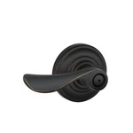 Schlage F40CHP716AND Champagne Privacy Lever, Andover Rose, Aged Bronze. Fixed Price $86.95.