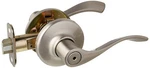 Bathroom Privacy Door Handle Lever Kwikset Balboa Satin Nickel 93001-885. Fixed Price $51.99.