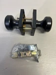 Kwikset 300MNKSQT-514 Maven Privacy Door Knob With Square Rose Matte Black. Fixed Price $24.82.