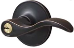 Schlage Series J54 Sev 716 Entry Lever, Mechanical Lock, Aged Bronze, Metal,. Fixed Price $49.99.