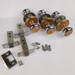 3 Vtg Mcm Weiser Door Knob Set Copper Chrome Finish Privacy Bedroom Bath 50S 60S. Fixed Price $99.95.