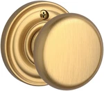 Baldwin HD.ROU.TRR.044 Round Non-turning One-sided Dummy Door Knob Brass New. Fixed Price $20.95.