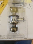 Schlage F51 Geo 609 Keyed Entry Antique Brass. Fixed Price $29.99.
