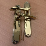 Pella Inactive Fixed Right Rh Handle Set French Door Polished Brass. Fixed Price $189.99.
