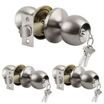 Bestten 3 Pack Door With Lock And Key, Keyed Different Entry Knob, .... Fixed Price $45.87.