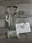 Nostalgic Warehouse New York Plate W/ Parlor Lever, Passage, 2.375", Chrome Read. Fixed Price $59.99.