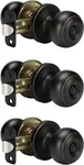 Haidms Oil Rubbed Bronze Doorknobs Interior, Round Privacy - 3 Pack. Fixed Price $34.99.