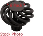 6 Pack Liberty PN9011-FB-C 35MM Wire Swirl Knob W/ Flat Top, Black. Fixed Price $29.99.