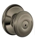 Schlage Georgian Privacy Door Knob Set Model F40GEO620 Antique Pewter. Fixed Price $22.99.