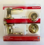 Scroll Lever Combo Door Lock Polished Brass Honeywell 8108005. Fixed Price $24.86.