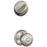Schlage Georgian Single Cylinder Interior Pack Satin Nickel. Fixed Price $25.99.