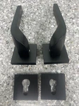 Eurolaton Square Passage Door Handle 2214 Black Matte Parts Only Heavy. Fixed Price $43.20.