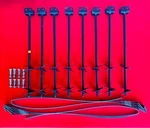 Mobile Home Parts Set Of 8 Auger Type Anchors Tie Down Straps & Bolts. Fixed Price $224.88.