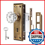 Toptotoo Mortise Lock Set Interior Door, Crystal Glass Knobs With And. Fixed Price $46.46.