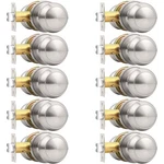 Probrico Interior Door Knobs For Hallway, Flat Ball Closet Brushed Nic. Fixed Price $44.99.