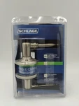 Schlage F10 619 Birmingham Hall And Closet Lever, Satin Nickel. Fixed Price $17.99.