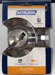 Schlage B60NV619 Single-cylinder Deadbolt Satin Nickel Keyed One Side. Fixed Price $20.00.