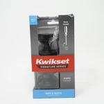 Kwikset 730PSKRDT514CP Pismo Round Knob Matte Black Microban. Fixed Price $23.99.