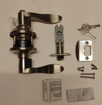 Brink's 2706-119 High Security Keyed Entry Wave Lever Satin Nickel. Fixed Price $24.99.