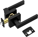 Ticonn Matte Black Door Handle Heavy Duty, Reversible Square Lever For Bedr. Fixed Price $17.99.