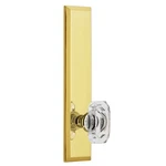 Grandeur 836441 Hardware Fifth Avenue Tall Plate Baguette Clear Crystal Nob Gold. Fixed Price $100.00.