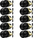 Probrico Bathroom Door Knobs, 10 Pack Interior Handles Privacy, Black. Fixed Price $93.62.