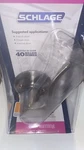 Schlage Flair Satin Nickel Left-hand F170 V Sac 619 Lh Dummy Door Handle. Fixed Price $15.00.