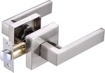 Sartodoors Modern Square Satin Nickel Passage Handle / 2 Side Latch Lever.... Fixed Price $29.99.
