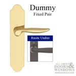 Hoppe Toronto M1020/3965N Dummy Pair Handleset Rustic Umber Solid Brass. Fixed Price $359.68.