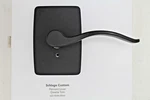 Schlage Custom Combined Interior Pennant Lever Greene Black FC21PEN622GEE #8PN. Fixed Price $8.99.