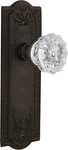 Elegant Crystal Door Knob With Warehouse Meadows Plate For Stylish Interiors. Fixed Price $387.99.