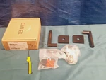 Emtek C5110STUUS10B Stuttgart Pass Square Rose Oil Bronze New. Fixed Price $133.99.