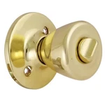 Design House, 782748, Tulip 2-WAY Adjustable Privacy Door Knobs, Polished Brass. Fixed Price $9.98.