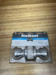 Kwikset Bed & Bath Doorknob 93001-503 Satin Chrome Keyless New. Fixed Price $19.95.