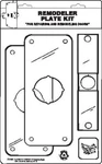 Don-jo RPK109630 Remodeler Plate Kit, Satin Stainless Steel Finish, For. Fixed Price $61.99.