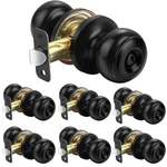 Black Door Knobs Interior Privacy Lock, Matte Bedroom Bathroom Kno.... Fixed Price $52.99.