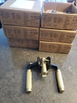 Lot Of 6!! Emtek Privacy Disk Rosette, Knurled Handle US4 (3LH 3RH). Fixed Price $650.00.