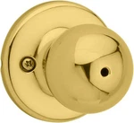 Kwikset Polo Privacy Door Knob With Lock, Polished Brass. Fixed Price $17.99.